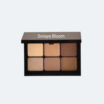 Paleta de Sombras em Tons Naturais